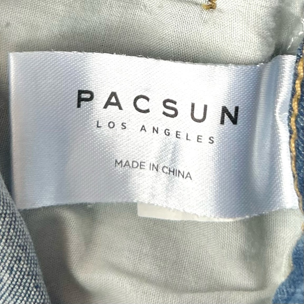 🍒(A221) Women’s Pac Sun Jean Shorts The Shortie. Size: 28 - Picture 11 of 12
